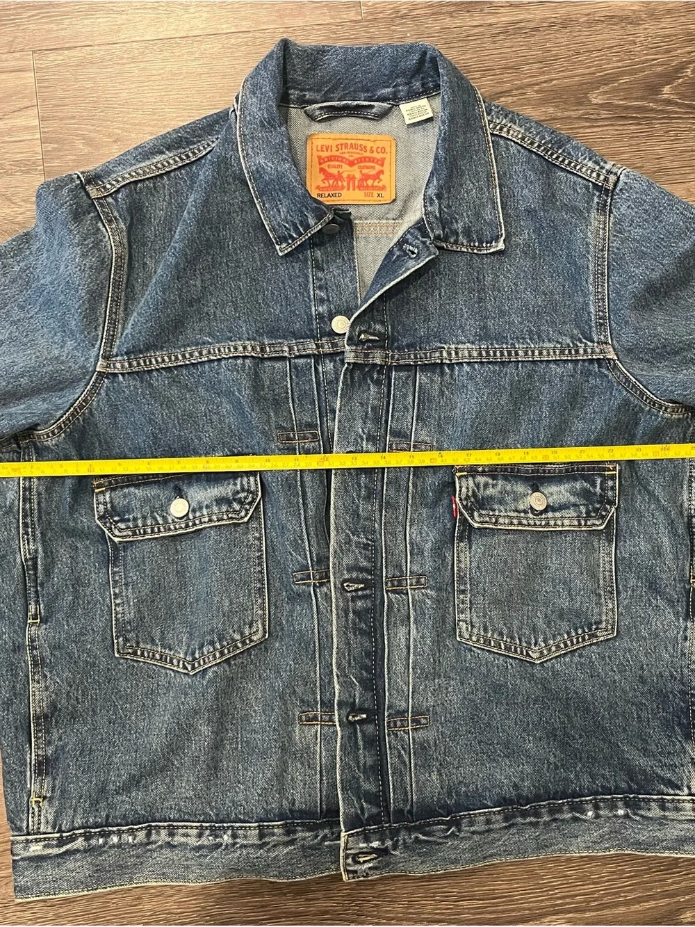 Levi's Vintage Style Blue Denim Trucker Jacket